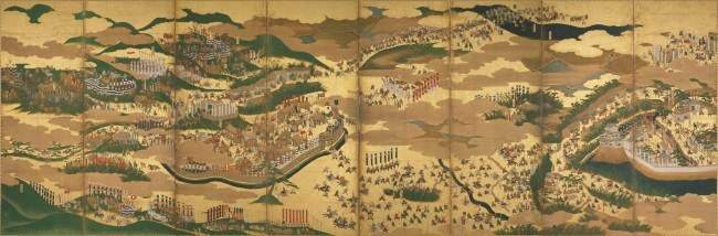 Bataille de Sekigahara - Paravent du musée d'Osaka